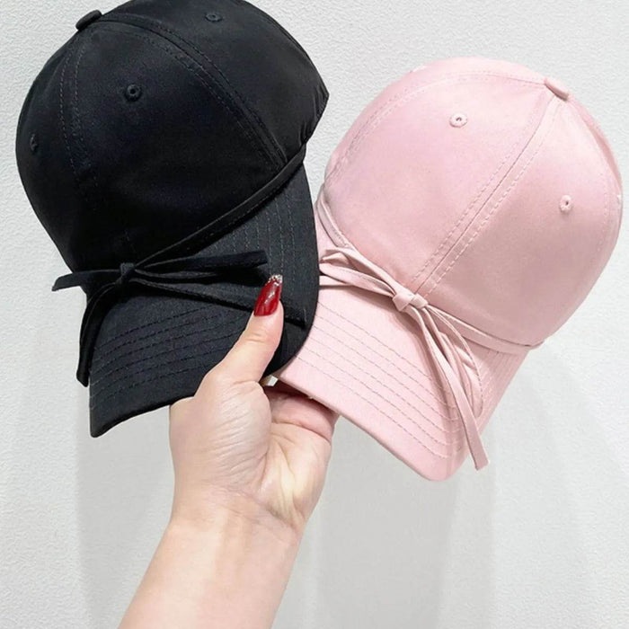 Bow Solid Color Baseball Cap - Byyde