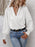 Surplice Smocked Lantern Sleeve Blouse - Byyde