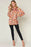 Double Take Full Size Printed Button Up Long Sleeve Shirt - Byyde