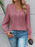 V-Neck Lace Detail Flounce Sleeve Blouse - Byyde