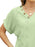 Textured V-Neck Short Sleeve Top - Byyde
