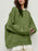 Round Neck Dropped Shoulder Long Sleeve Sweatshirt - Byyde