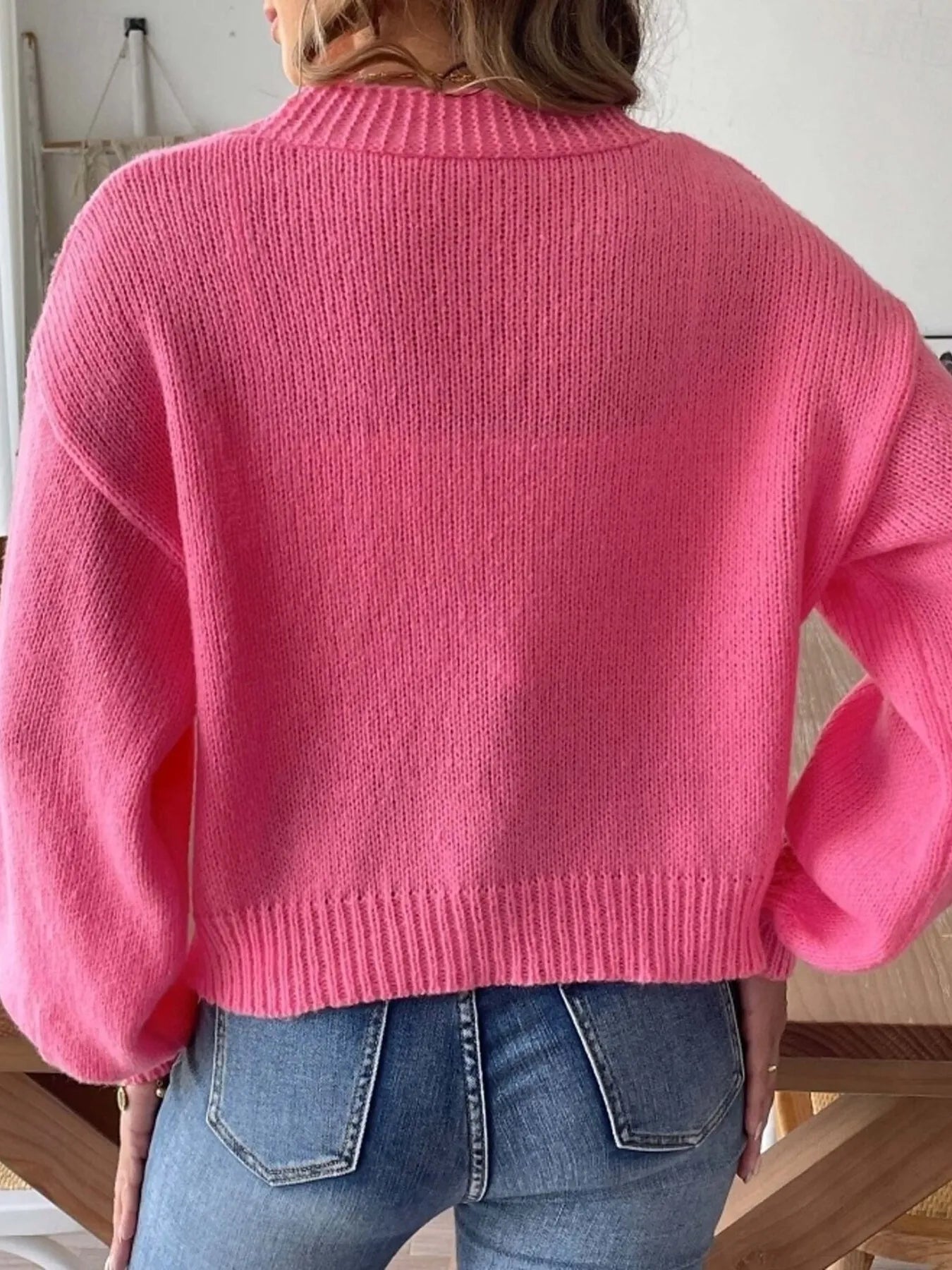 Open Front Drop Shoulder Cardigan - Byyde