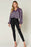 Double Take Full Size Printed Balloon Sleeve Shirt - Byyde