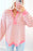 Striped Johnny Collar Long Sleeve Sweatshirt - Byyde