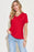 Basic Bae Full Size V-Neck High-Low T-Shirt - Byyde