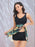 Printed Wide Strap Two-Piece Swim Set - Byyde