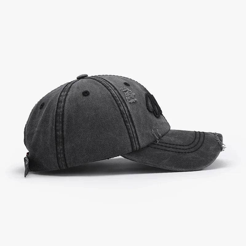 Embroidered Letter Cotton Baseball Cap - Byyde