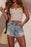 Raw Hem Denim Shorts - Byyde