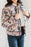 Floral Button Up Long Sleeve Winter Coat - Byyde