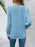 V-Neck Lace Detail Flounce Sleeve Blouse - Byyde