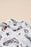 Printed Mock Neck Long Sleeve Bodysuit - Byyde