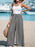 Full Size Drawstring Waist Wide Leg Pants Plus Size - Byyde