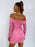 Glitter Ruched Off-Shoulder Long Sleeve Bodycon Dress - Byyde