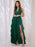 Halter Neck Irregular Mesh Dress - Byyde