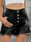 Distressed Raw Hem Denim Shorts - Byyde