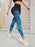Seamless Printed High Waist Active Leggings - Byyde