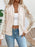 Lace Baseball Collar Zip Up Jacket - Byyde