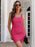 Ruched Square Neck Mini Tank Dress - Byyde