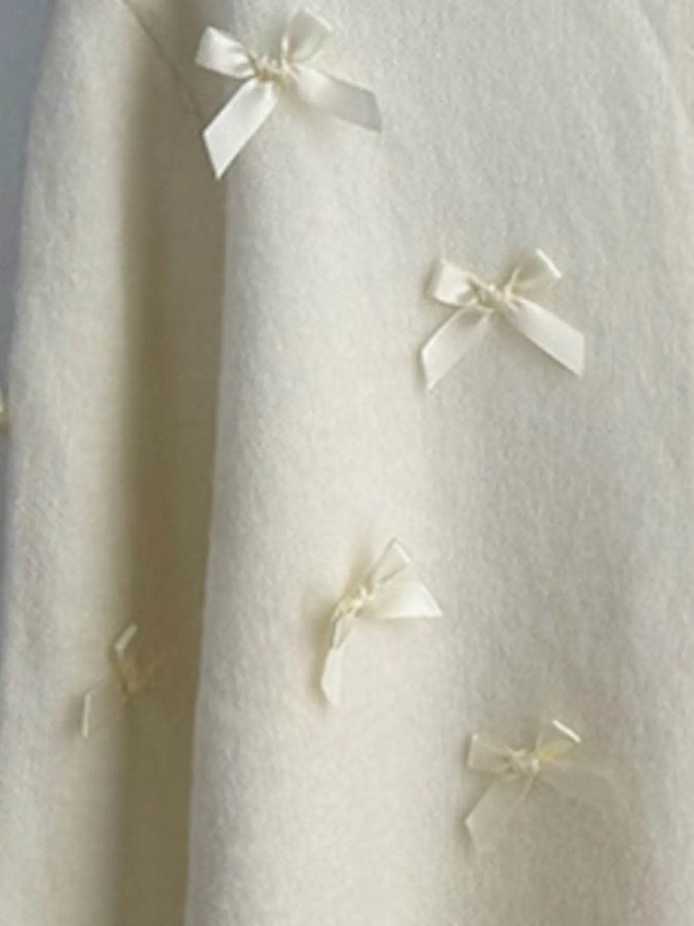 Bow Button Up Long Sleeve Cardigan - Byyde