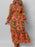 Smocked Floral Print Long Sleeve Maxi Dress - Byyde