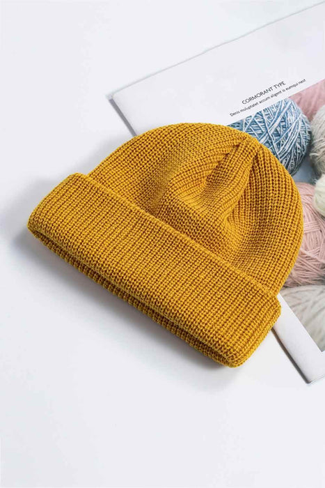 Cozy Rib-Knit Cuff Beanie - Byyde