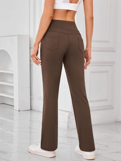 Lovelet High Waist Active Pants with Pockets - Byyde
