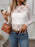 Floral Mock Neck Long Sleeve Mesh Top - Byyde