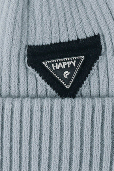HAPPY Contrast Beanie - Byyde