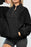 Half Zip Drop Shoulder Long Sleeve Sweatshirt - Byyde