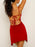 Lace Detail Backless Mini Cami Dress - Byyde