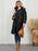 Long Sleeve Longline Hooded Winter Coat - Byyde