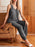 Ribbed Knit V-Neck Tank and Pants Lounge Set - Byyde