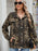 Leopard Print Oversized Denim Jacket - Byyde