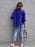 Distressed Drop Shoulder Denim Jacket - Byyde
