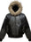 Men's Faux Fur Hooded Contrast Bomber Jacket - Byyde
