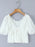 Frill V-Neck Puff Sleeve Blouse - Byyde