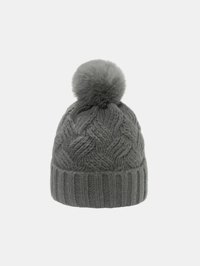 Roll Rim Cable-Knit Hat - Byyde