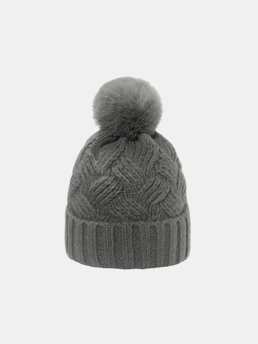 Roll Rim Cable-Knit Hat - Byyde