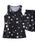 Printed Round Neck Top and Shorts Lounge Set - Byyde