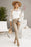 Hollowed Floral Lace Spliced Long Sleeve Blouse - Byyde