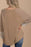 Striped Round Neck Long Sleeve Blouse - Byyde