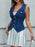 V-Neck Button-Front Denim Vest - Byyde