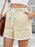 Drawstring Wash Denim Shorts - Byyde