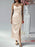 Devine Slit Ruched Maxi Cami Dress - Byyde