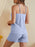 Lace-Trimmed Ribbed Cami and Shorts Lounge Set - Byyde