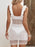 Ruffled Openwork Sleeveless Cover-Up Dress - Byyde