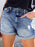 Distressed Denim Shorts - Byyde