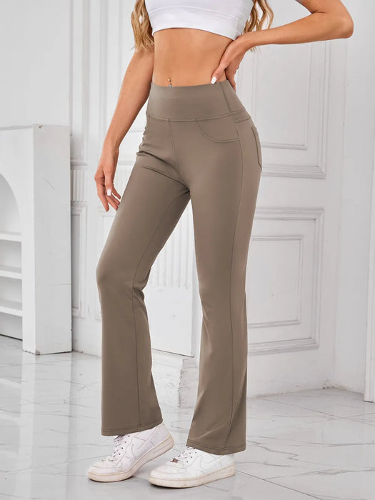 Lovelet High Waist Active Pants with Pockets - Byyde