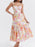 Floral Print Sweetheart Neck Midi Dress - Byyde